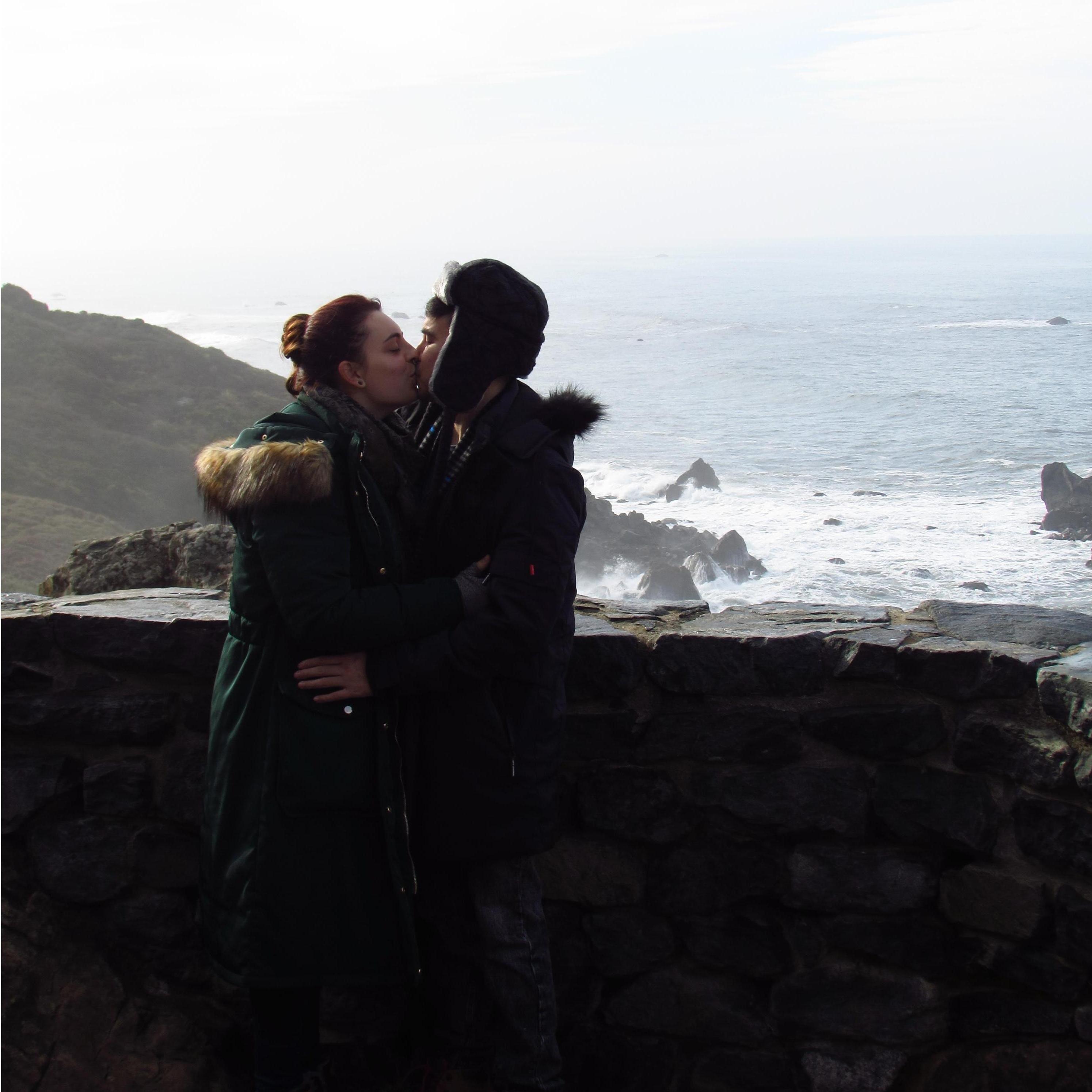 Wedding Rock Lookout during our vacation to the Redwood National and State Parks! We got engaged the day after returning from this Vacation.