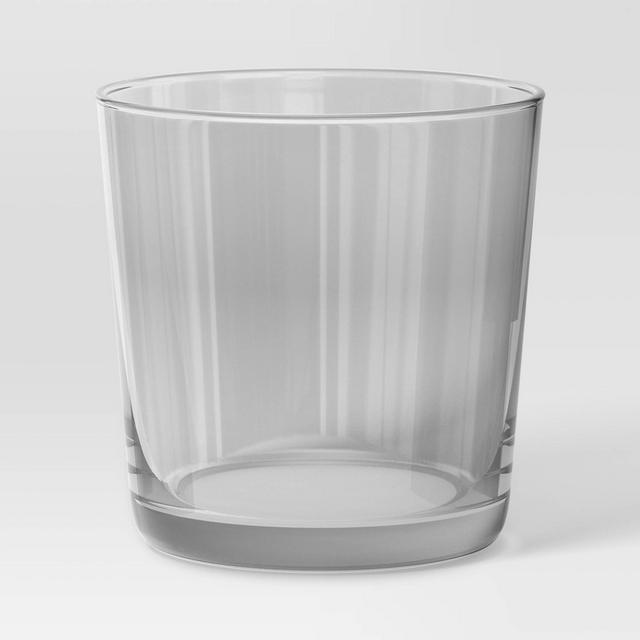 12.5oz Glass Bower Short Tumbler Gray - Threshold™
