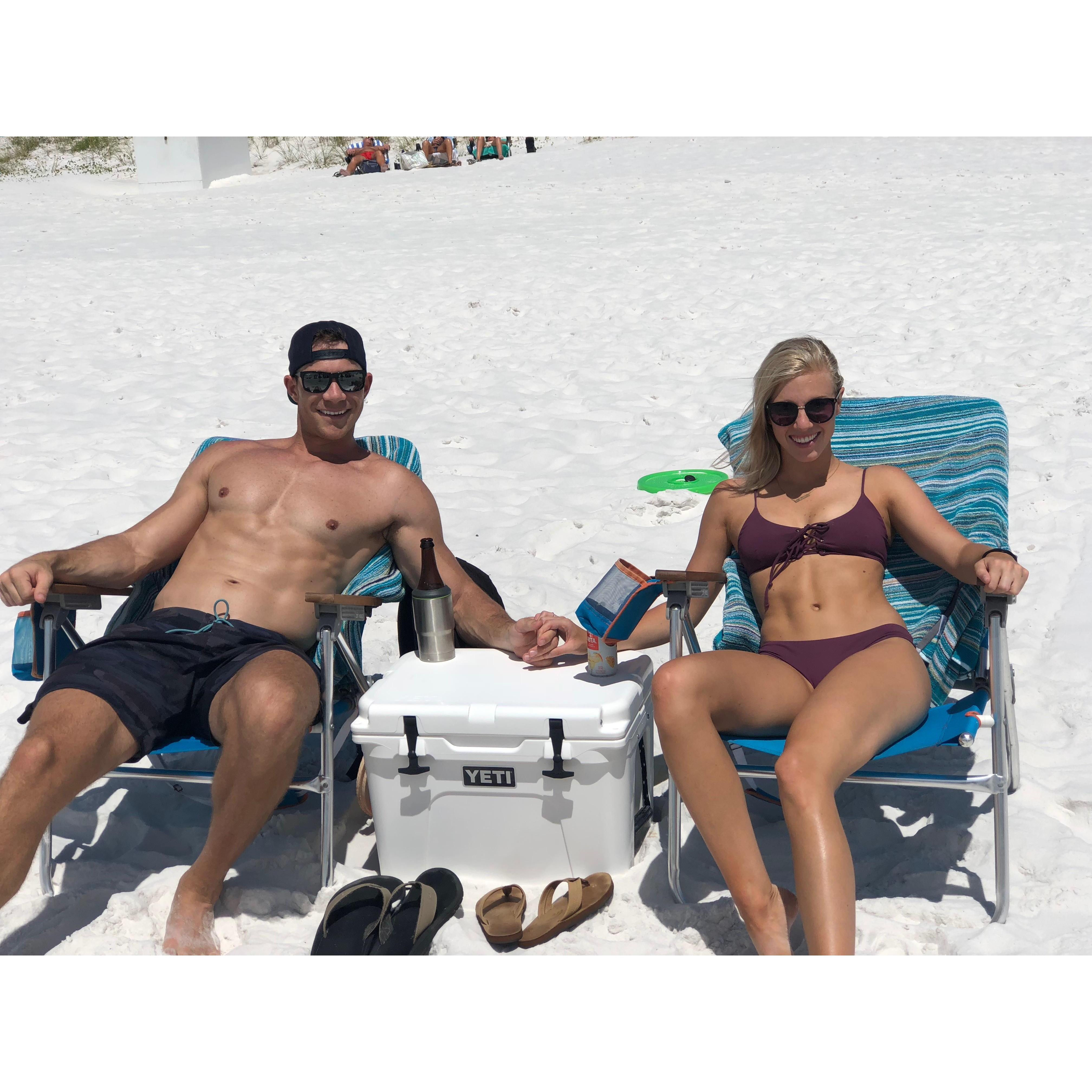 The first weekend he took me home to Destin.