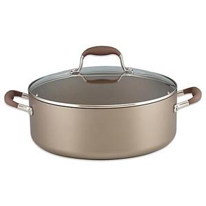 Anolon® Advanced Umber 7.5 qt. Covered Wide Stock Pot