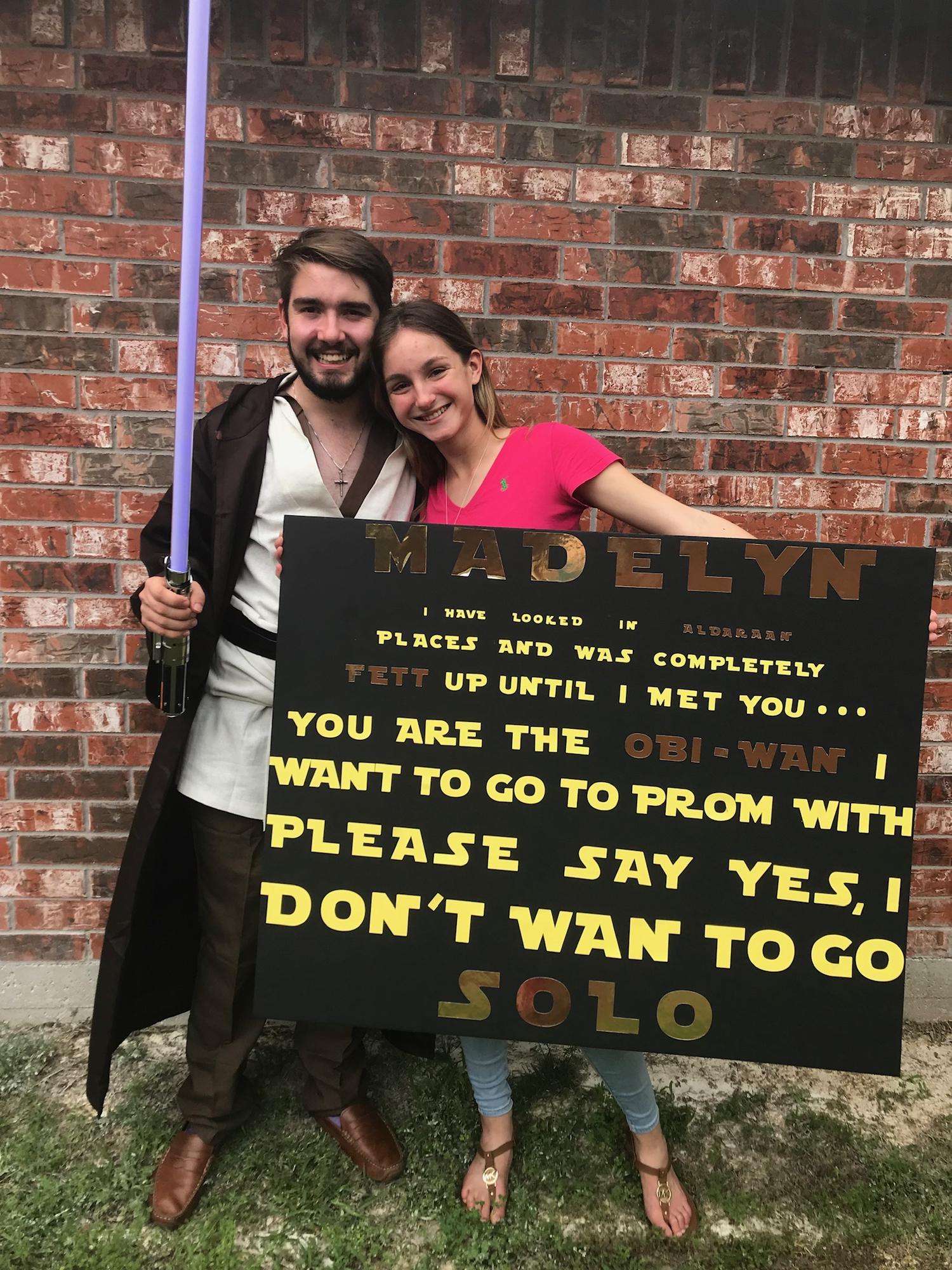 Prom proposal.
April 20th 2019.