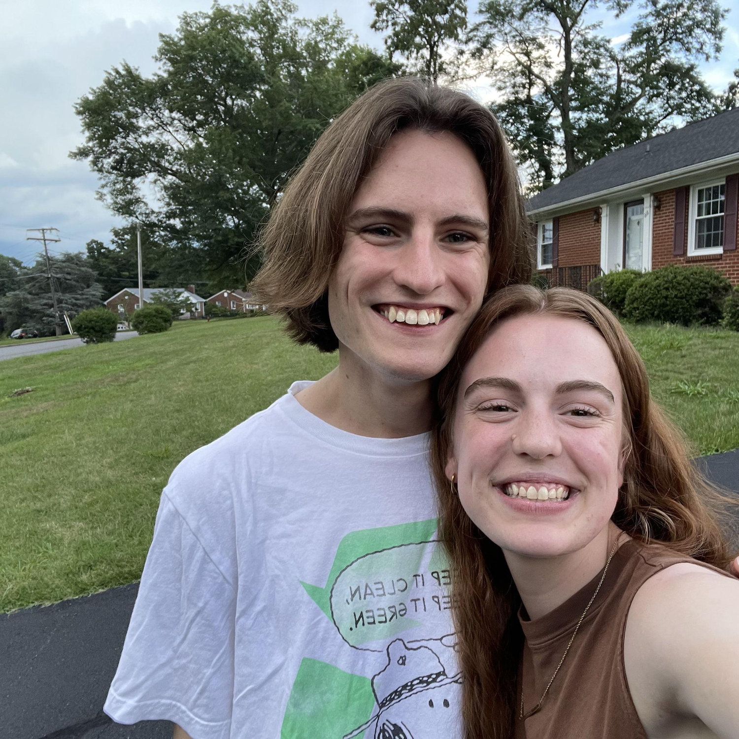 July 2025: Micaiah's first visit to Megan's house in Staunton