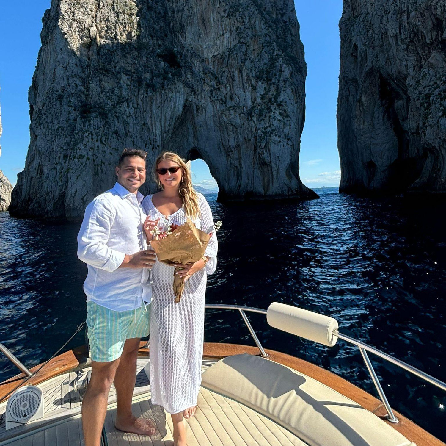4 years later, we were in Italy when Ronnie finally proposed on a boat outside of Capri. It was everything & more
10.6.2025