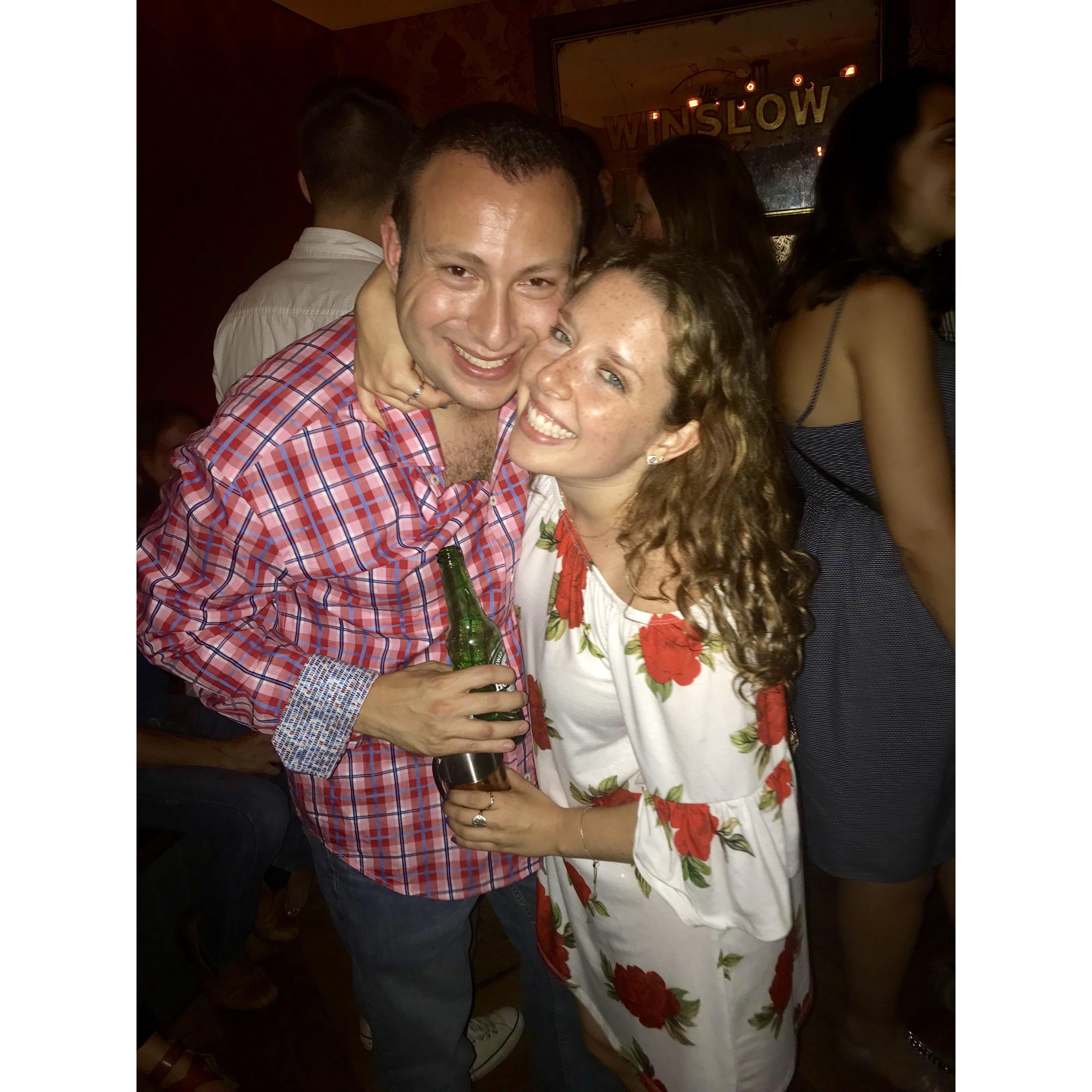 Tara and Corey's first joint birthday: August, 2018!
