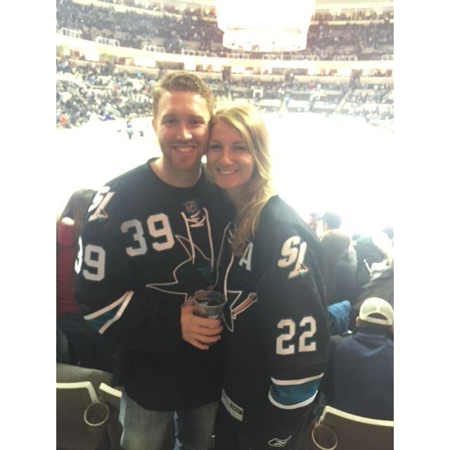 The first couple picture we ever took, at The Shark Tank for Austin's birthday