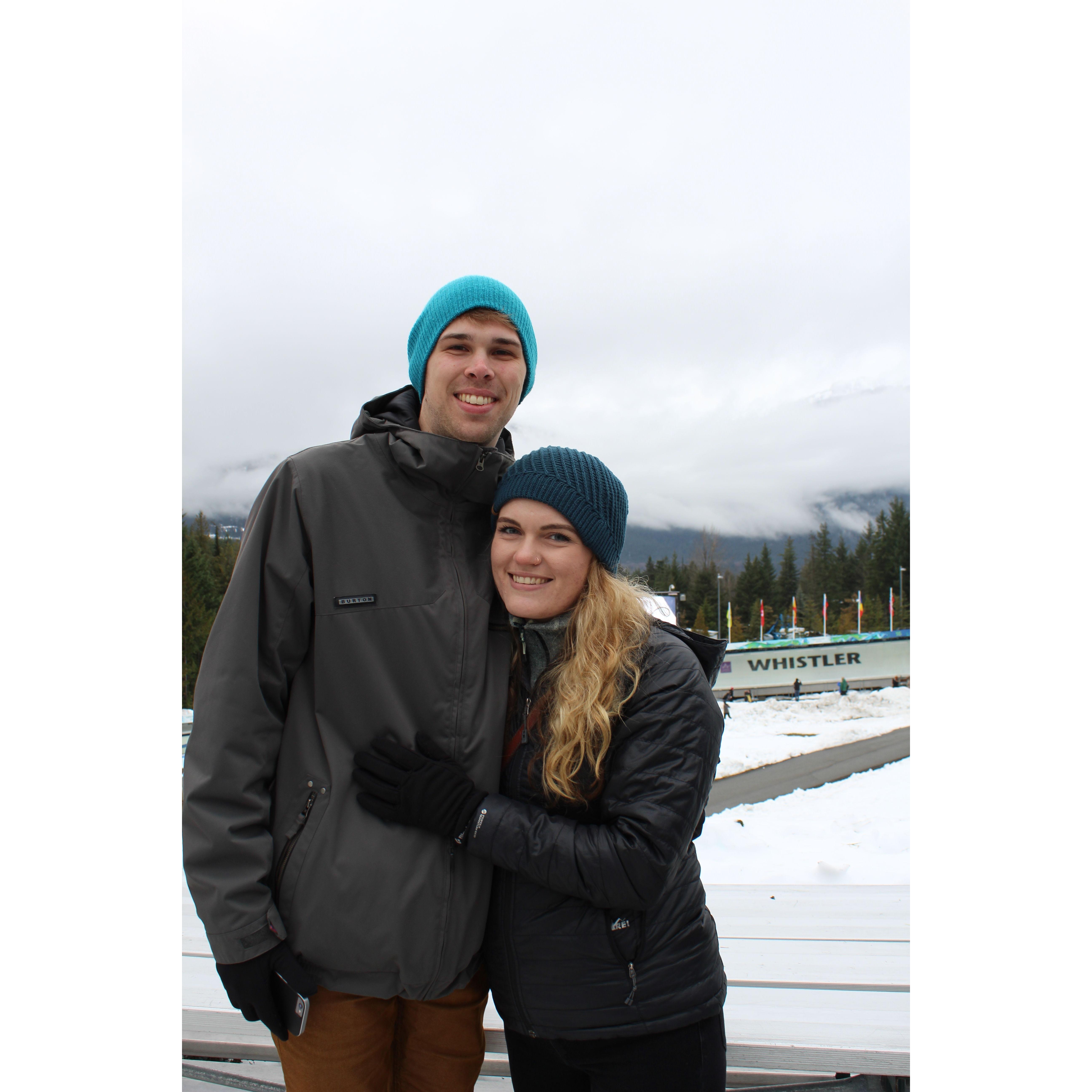 Scott's first Thanksgiving in Whistler with the Glenns.