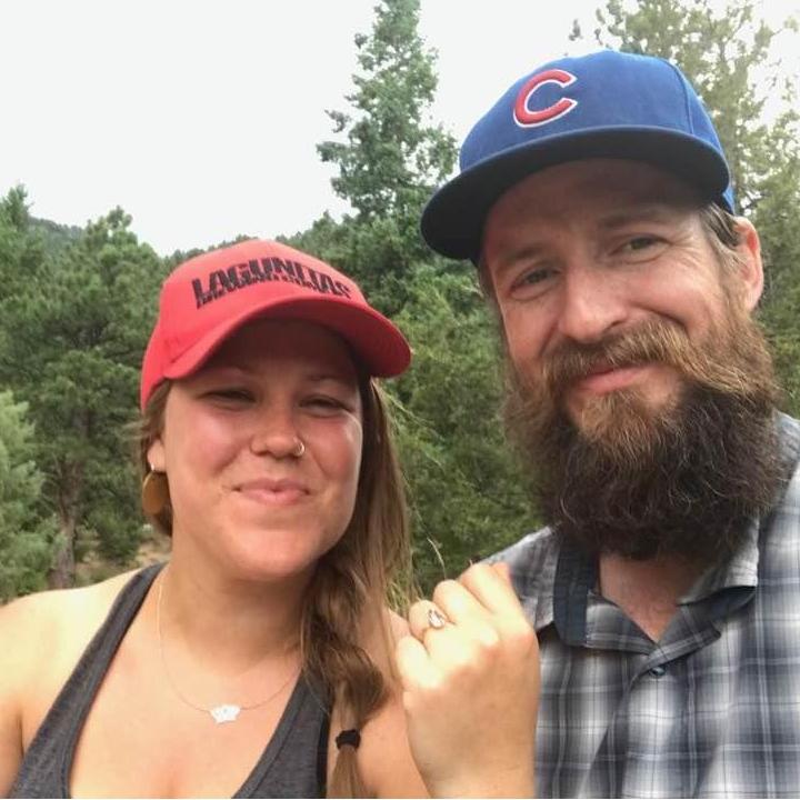 Engagement selfie at Eldorado Canyon outside of Boulder 7/10/17!!
