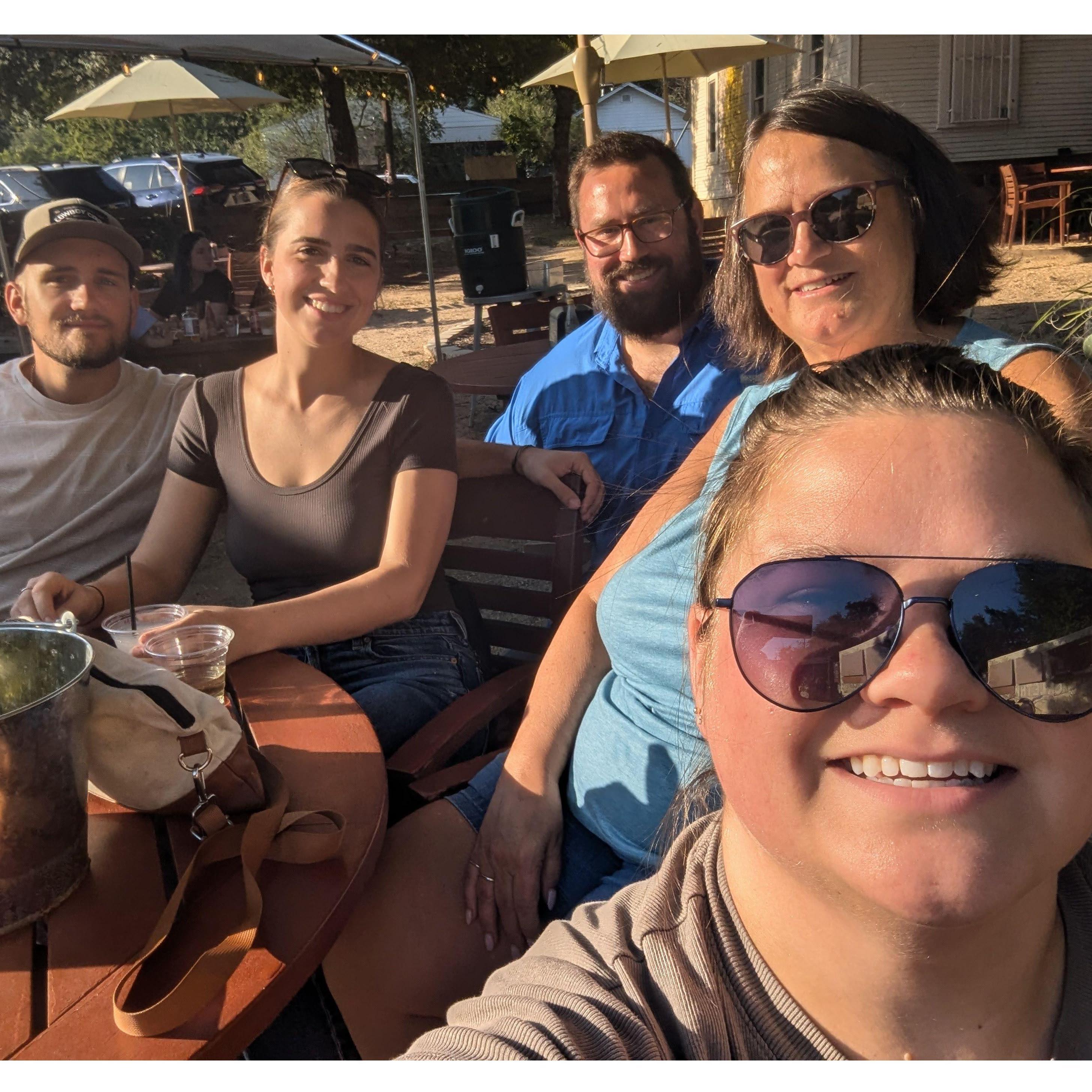 Getting BBQ in TX