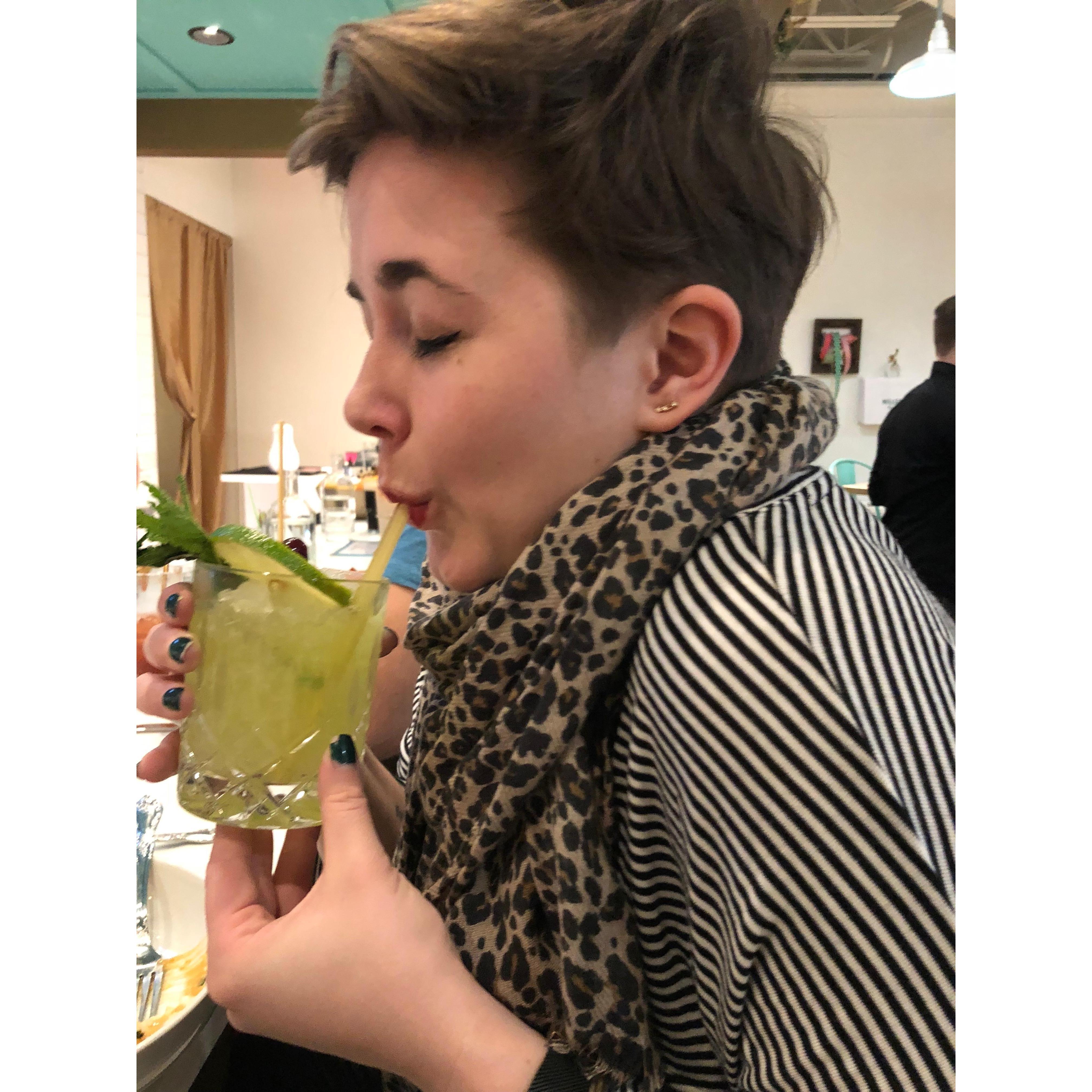Feed Jess some Midori and see a happy girl! Charleston 2018