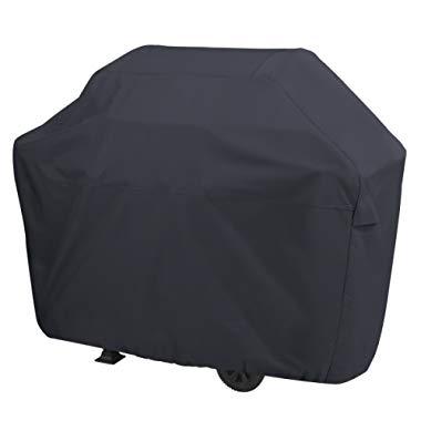 AmazonBasics Gas Grill Barbecue Cover, Small, Black