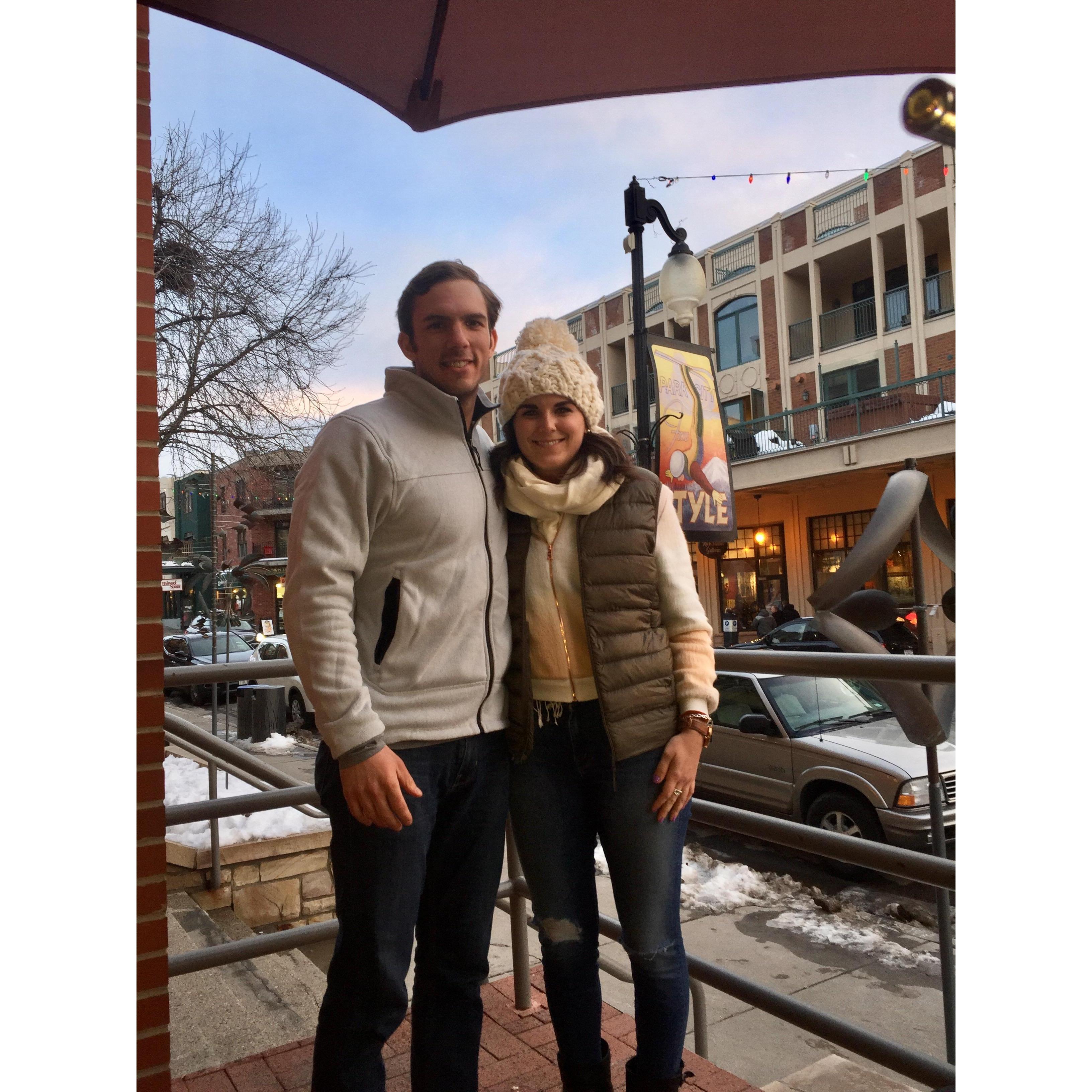 Downtown Park City, Utah 2017 while on a ski trip with the Straface family.