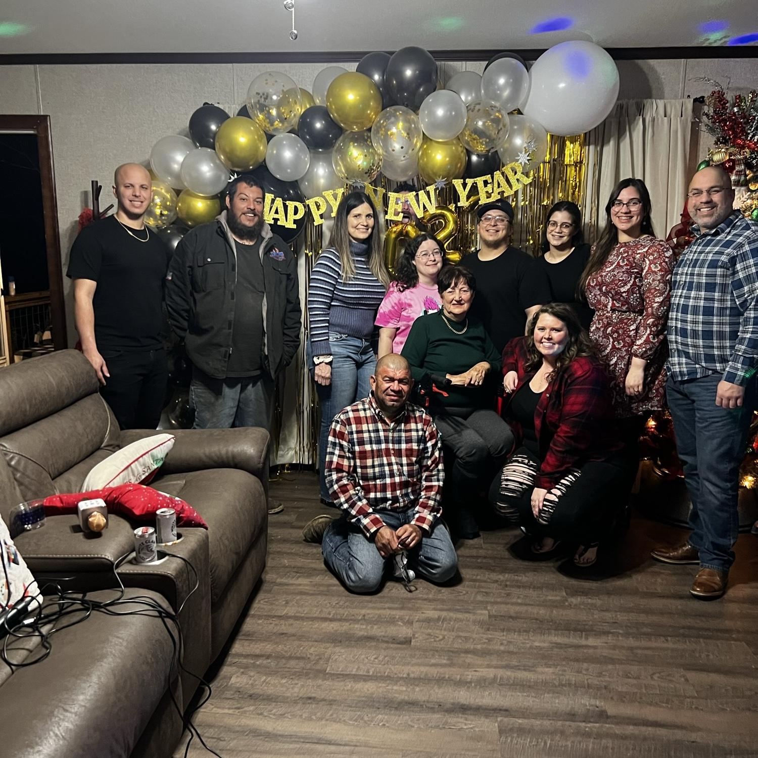New Years Eve with Miguel’s family ‘22