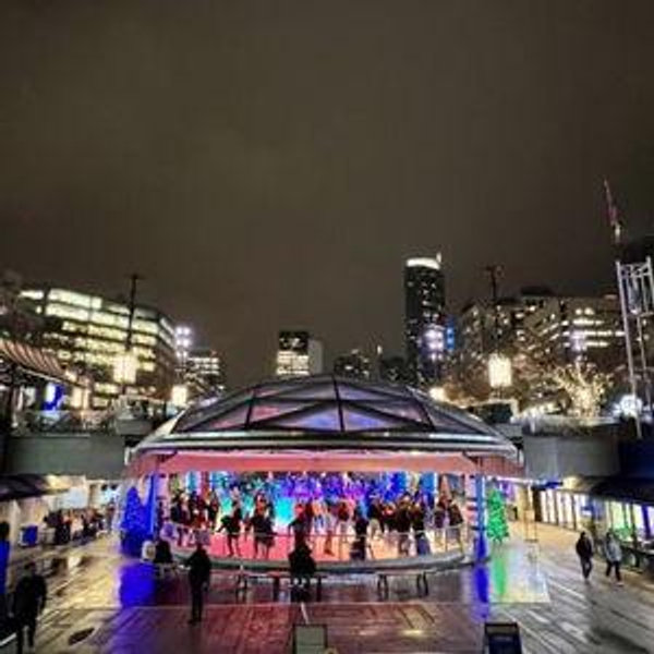 Ice Skating and Hot Cocoa in Vancouver