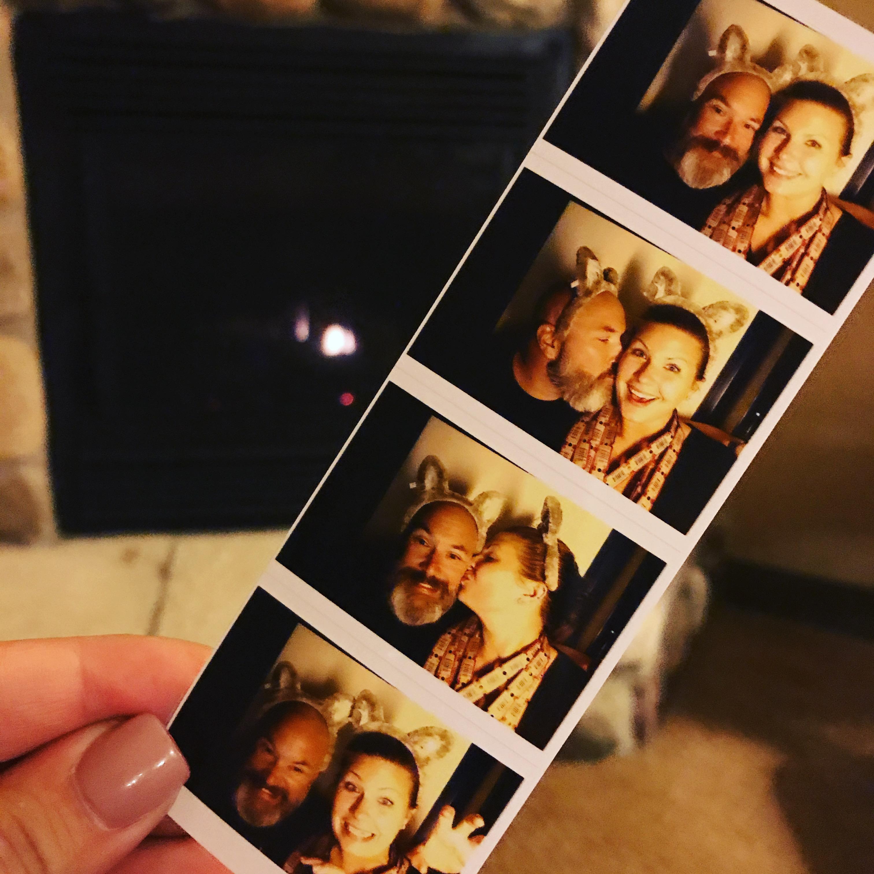 Our trip to Great Wolf Lodge included wolf ears, which was the inspiration for our wedding hashtag!
