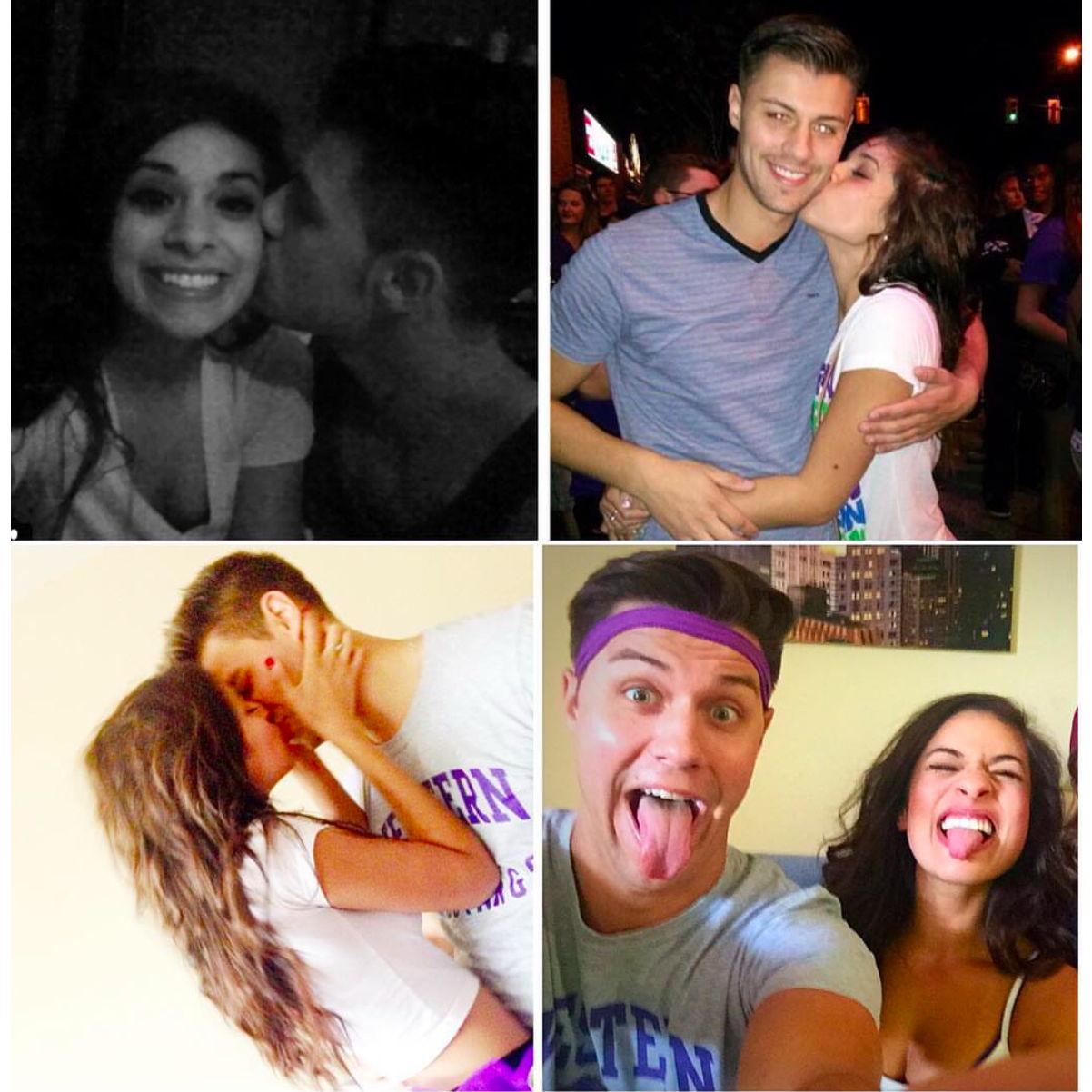 The first month we met each other, when Melissa was just 19 years old and Mike was 21.