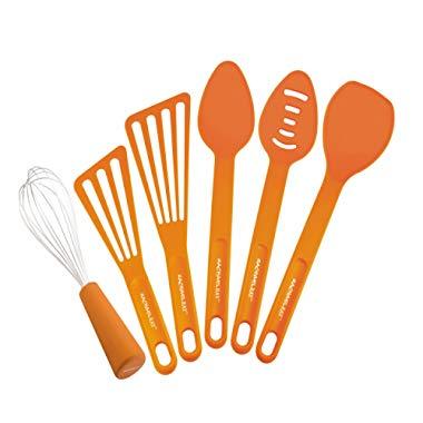 Rachael Ray Tools 6-Piece Tool Set, Orange - 55737