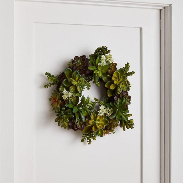 Succulent Wreath, 20 Inch