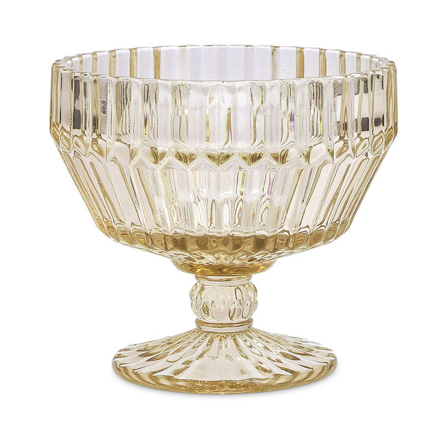 Fortessa Archie Ginger Gold Footed Dessert Bowl, Set of 6