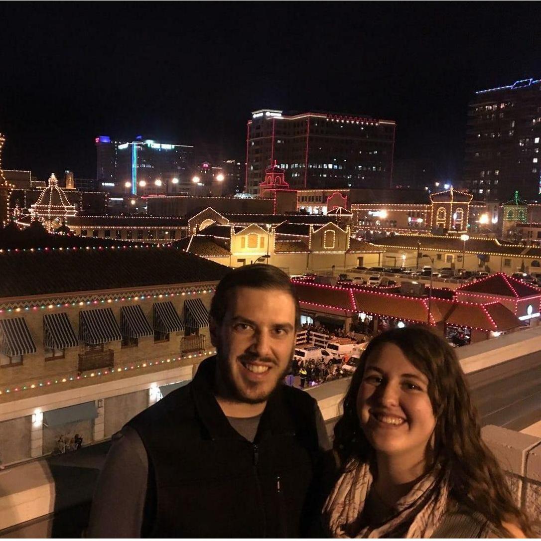 Our first Christmas lighting ceremony at the Plaza
