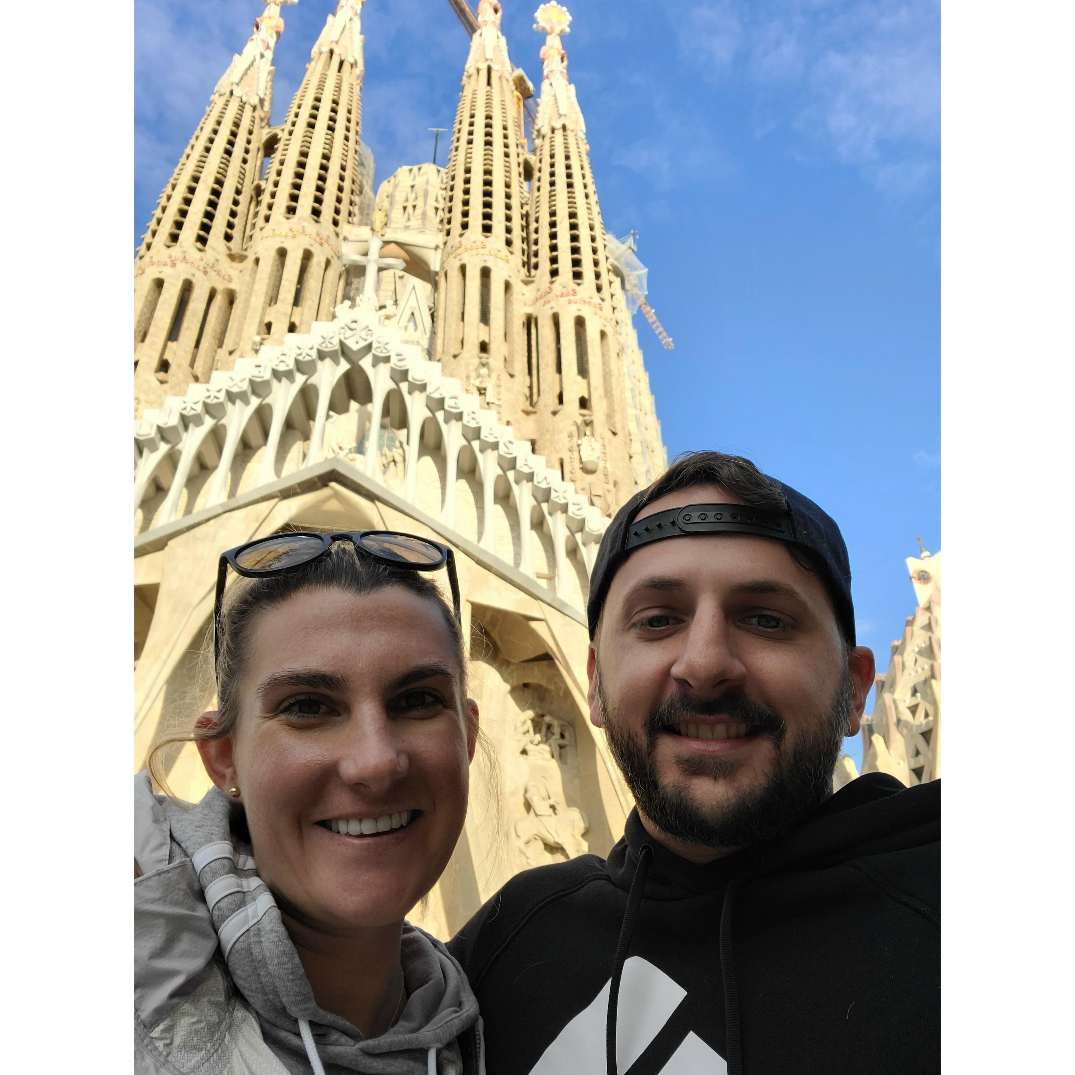 La Sagrada Familia.  Barcelona, Spain 2021