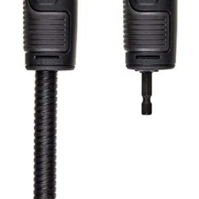 DEWALT Right Angle Drill Adaptor, FlexTorq, 4-in-1 System, Compact, Straight Flexible Shaft, 12-Inch (DWAMRASETFT)