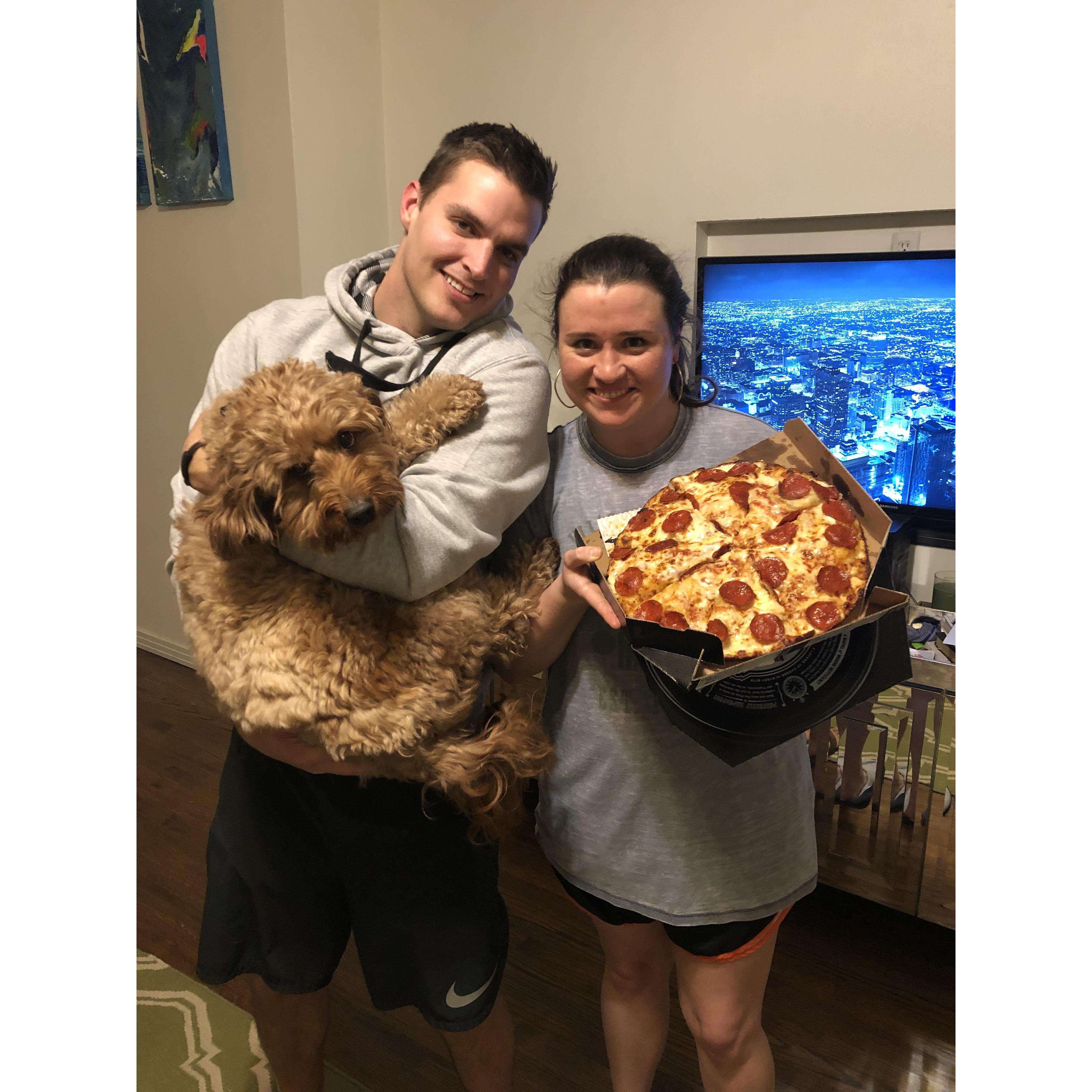 Valentines Day... Pizza is our love language.