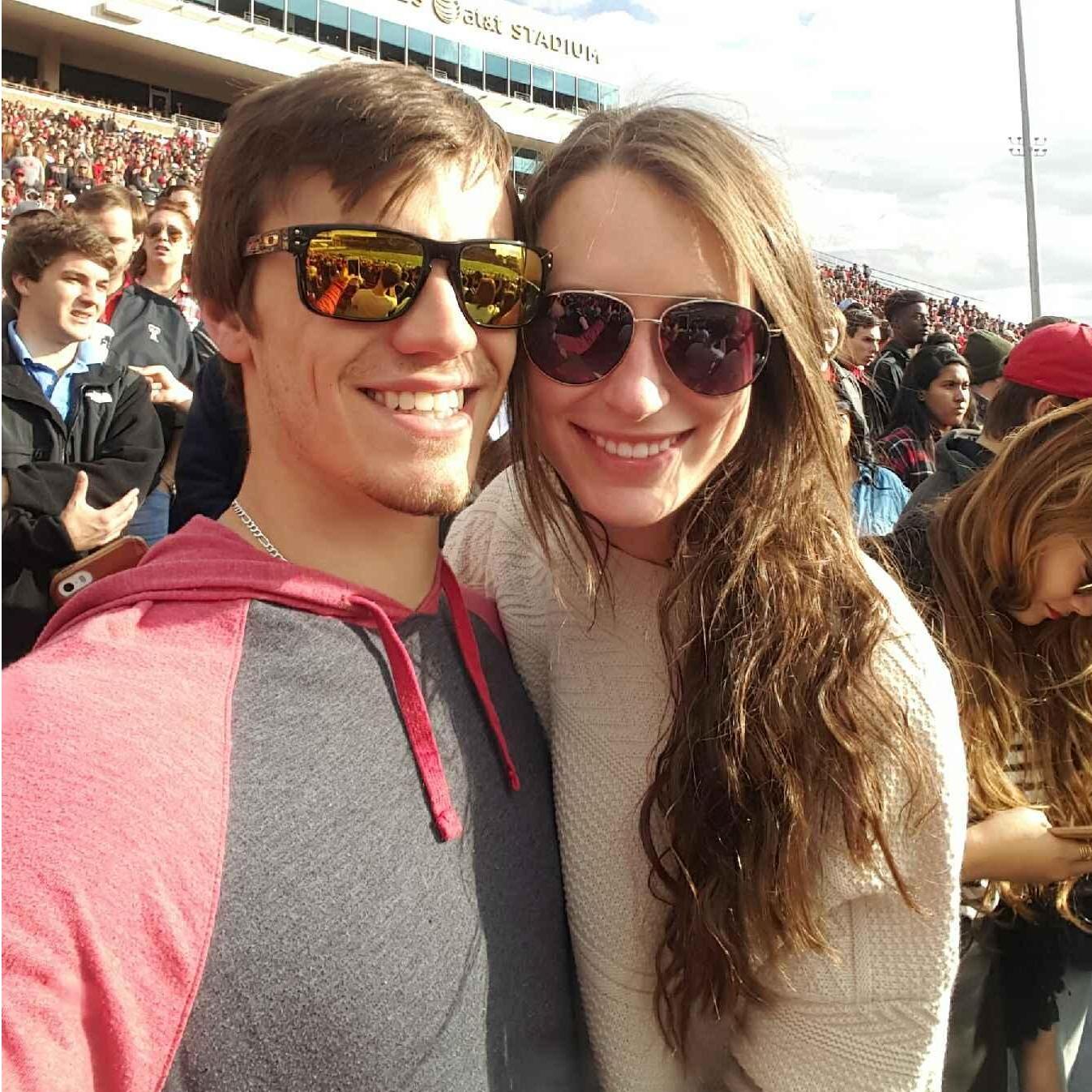 One of our first Texas Tech games together #wreckem'
