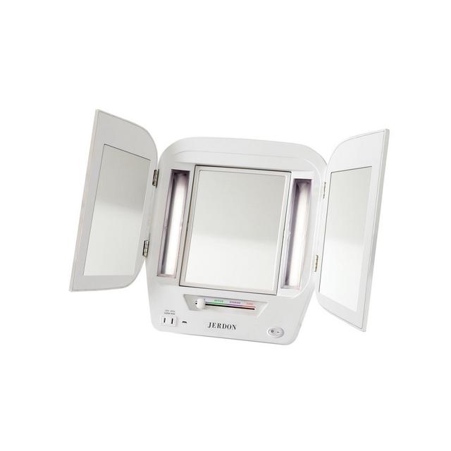 The Jerdon JgL12W Lighted Makeup Mirror