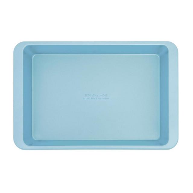 KitchenAid 9 x 13-In Nonstick Aluminized Steel Cake Pan, Dishwasher Safe, Mineral Water