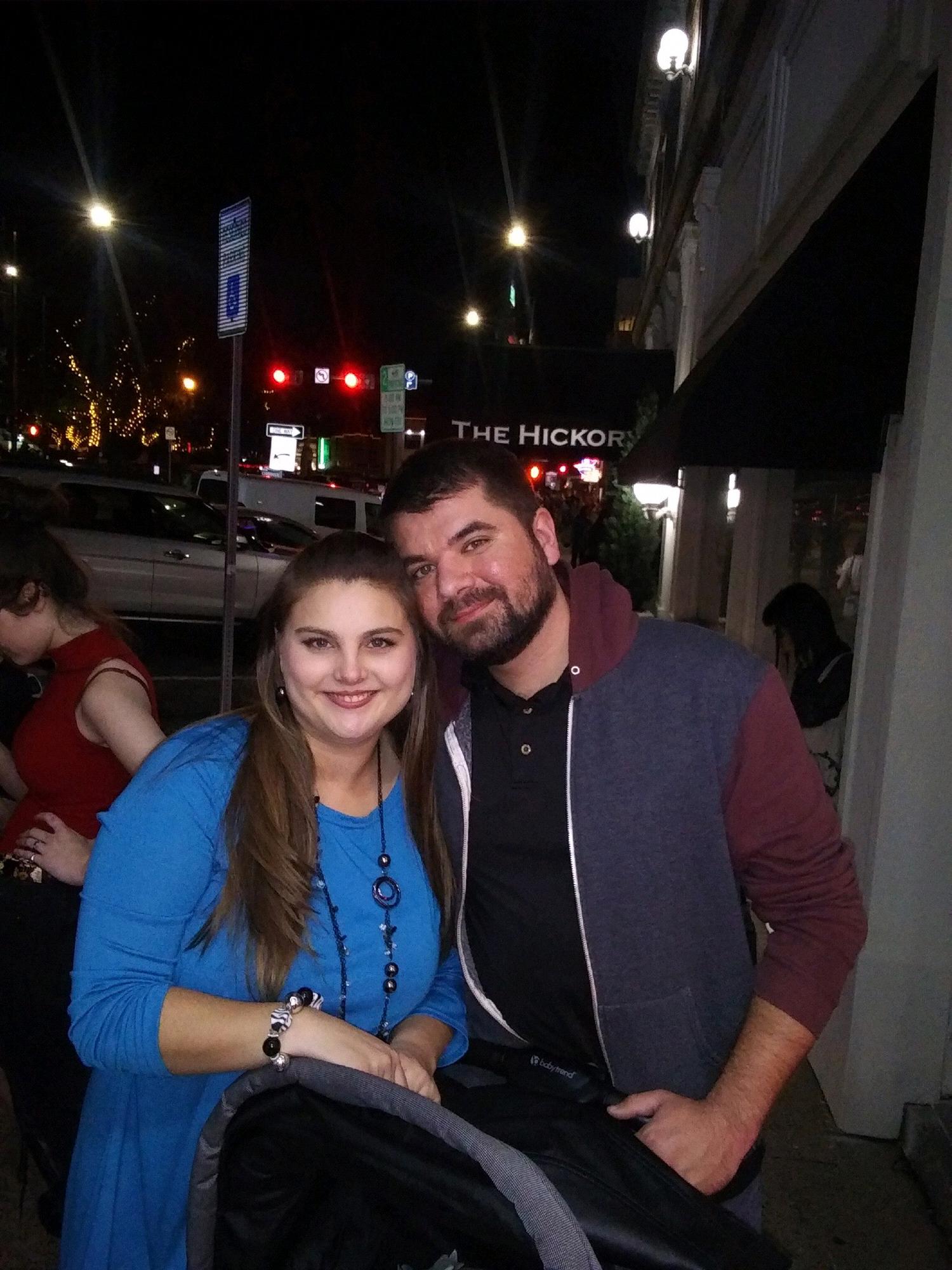 Live music in the Square of downtown Denton