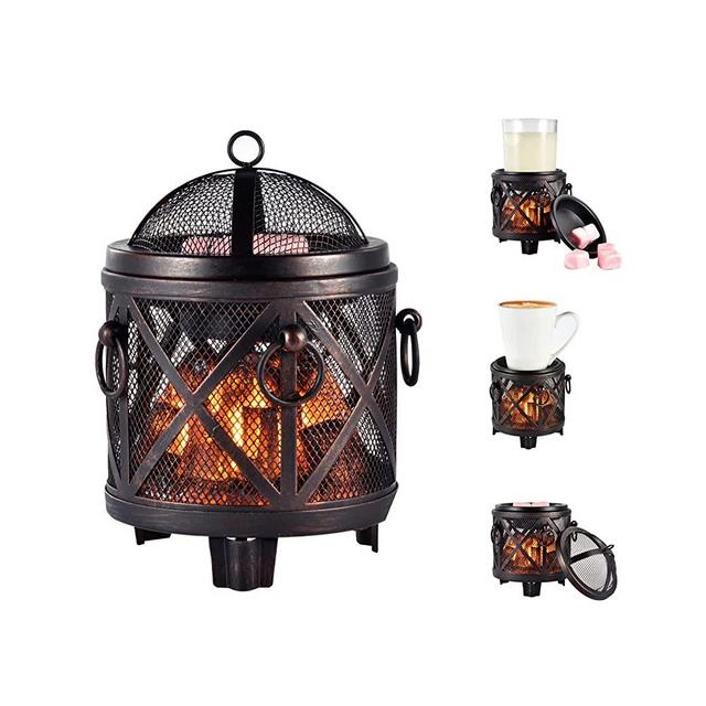 Dicimi wax melt warmer,wax warmer for scented wax,candle wax warmer,wax melt warmer for scented wax,oil burner,scentsy wax warmer,electric wax warmer, Spa and Aromatherapy Ideal Gifts(Fireplace Stove)