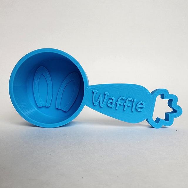 Personalized Rabbit Food Scoop, Pet Food Measuring Cup, Rabbit Pellet Scoop, Custom Bunny Gift Idea