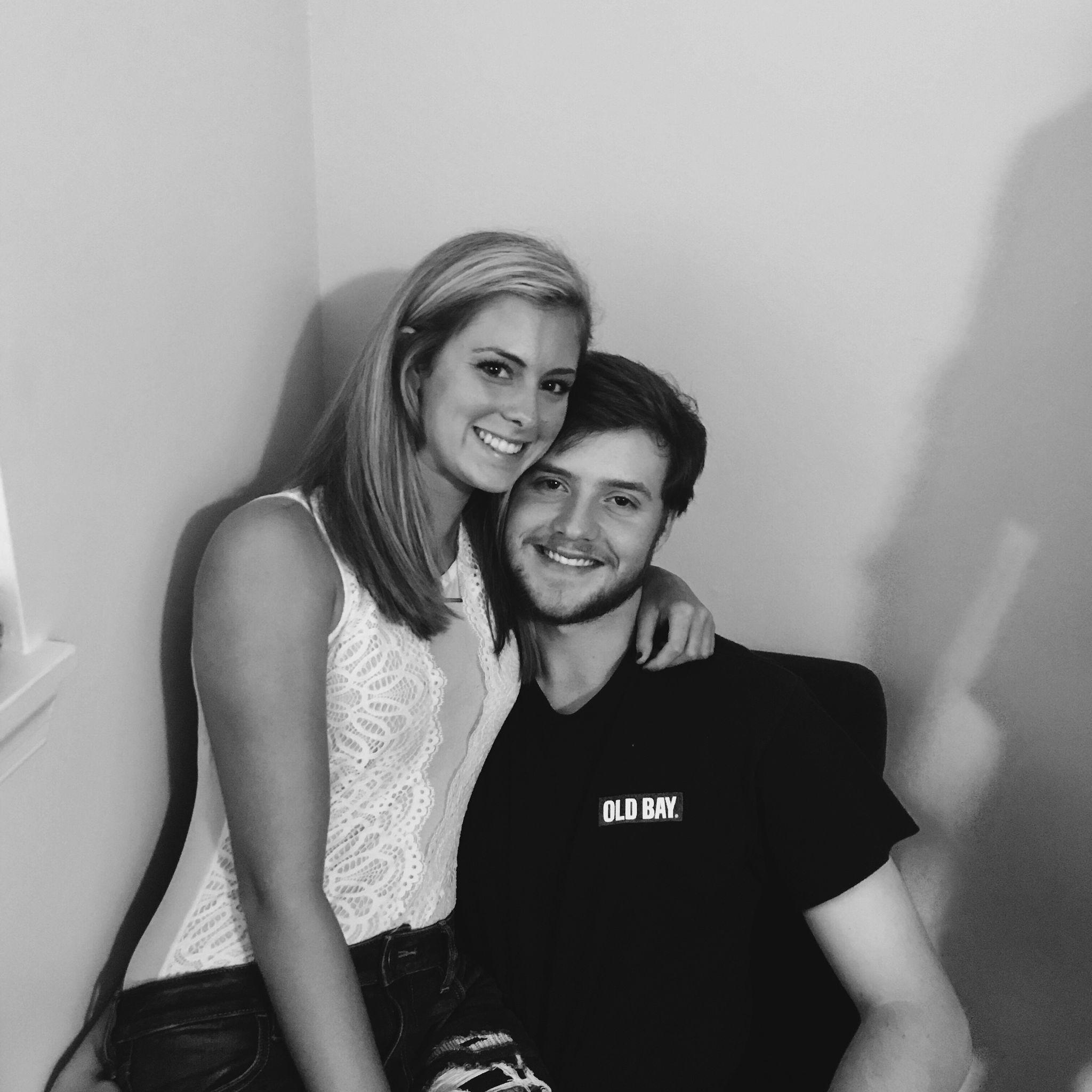 Katie visiting Tyler at Saint Mary's College of Maryland.