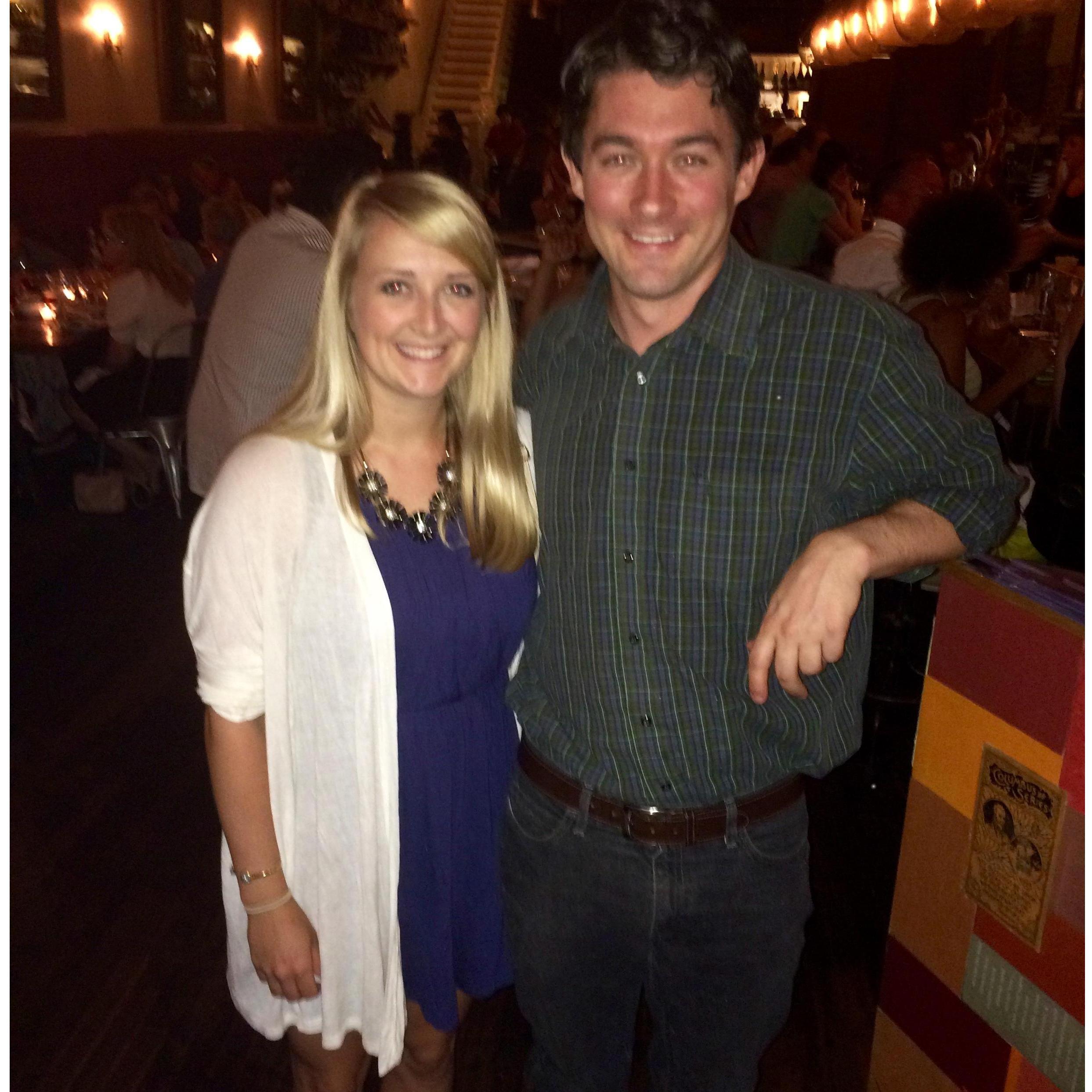 NC-->NE going away dinner, May 2015