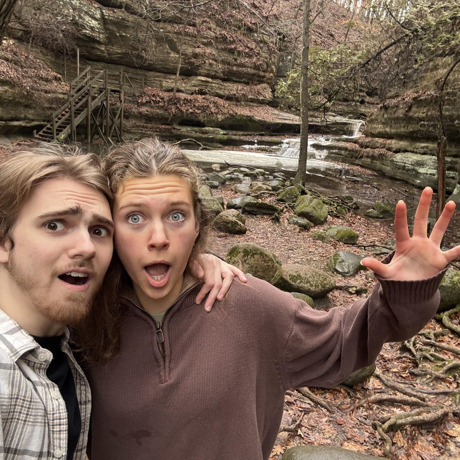 "Let's pretend to be giants!" she exclaimed, completely oblivious of the ring in her boyfriend's pocket