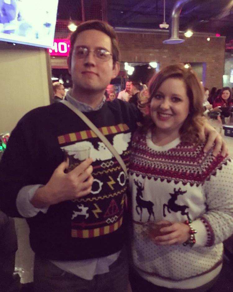 Ugly Christmas sweater party