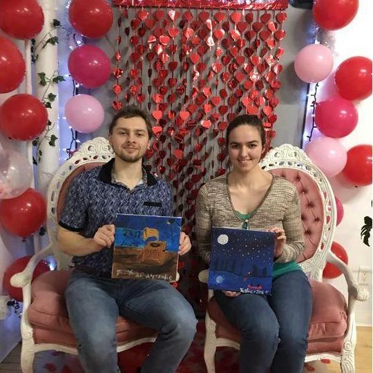 Valentines Paint Night