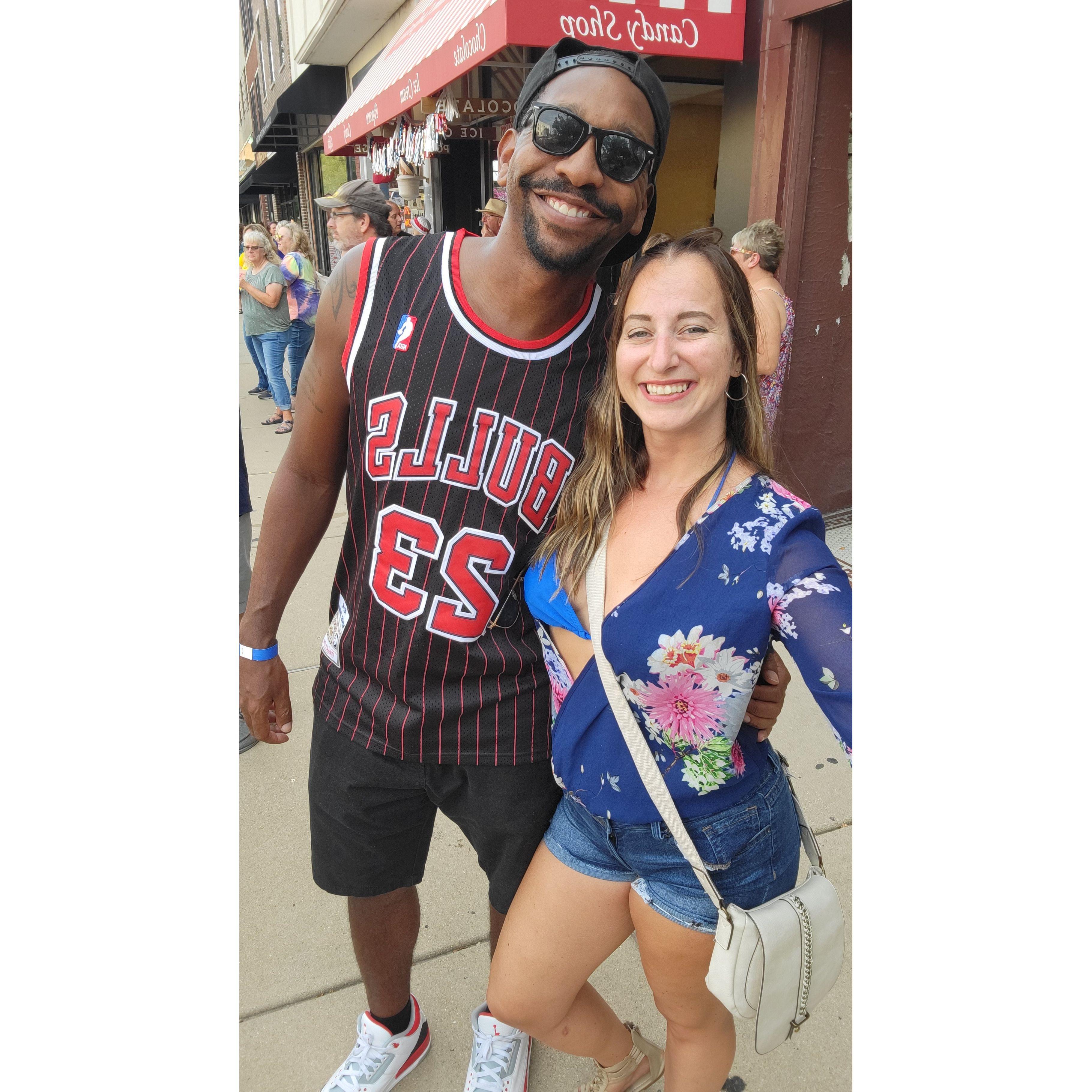 Our first street dance together