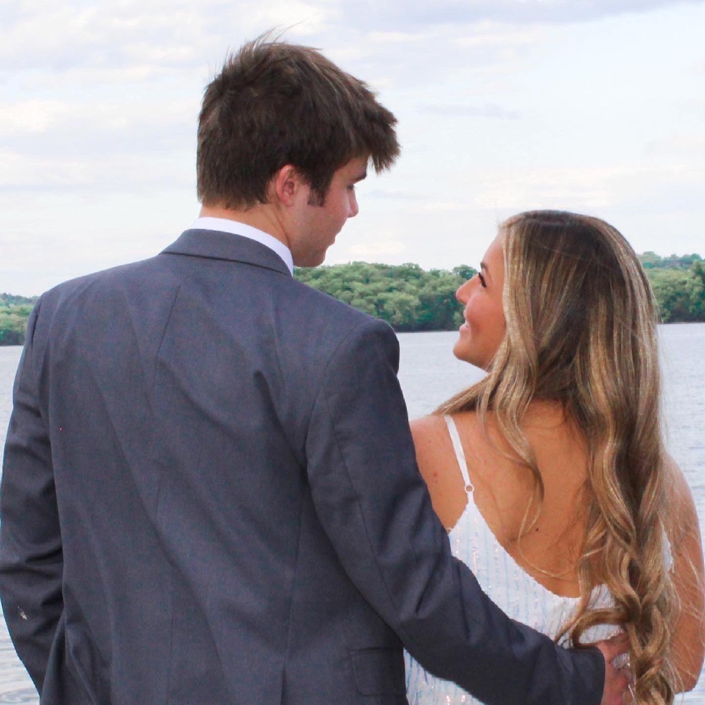 our first prom together…how we met