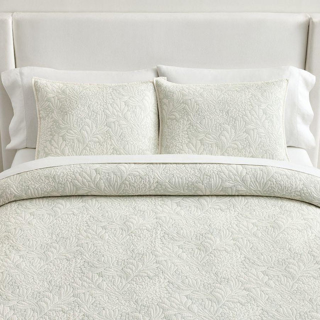 Coral Coverlet, Blue, King/Cal. King