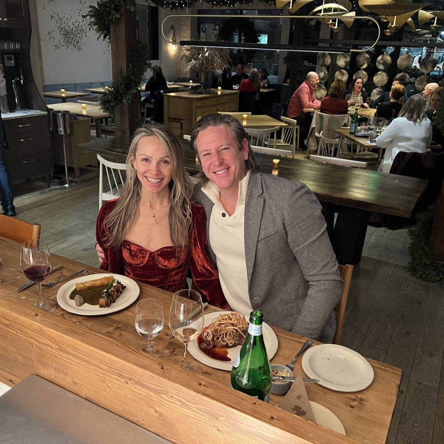 Birthday dinner in Maine