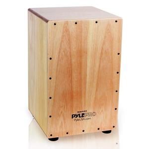 Pyle Stringed Jam Wooden Cajon - Percussion Box - PCJD18