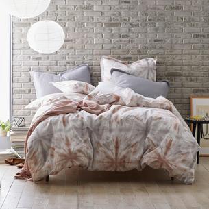 Cstudio Home Tie Dye Organic Cotton Percale Duvet Cover And Sham Set