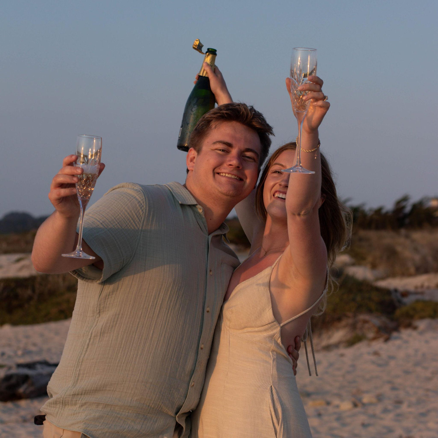 Cheers to us!