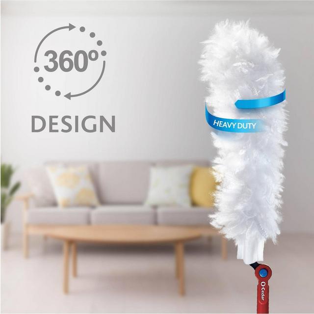 O-Cedar Flex & Catch Heavy Duty Dusting Kit with Refills - 4ct