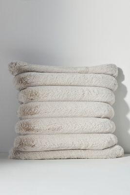 Puffer Faux Fur Pillow