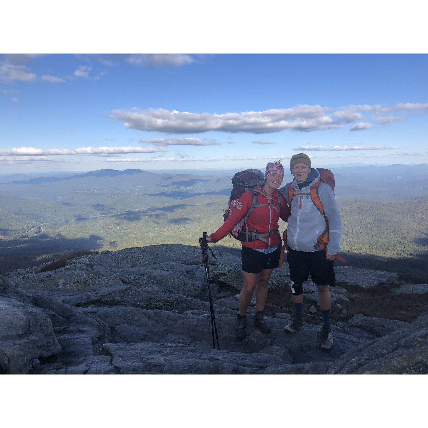 Midway through the Long Trail on Mt. Mansfield