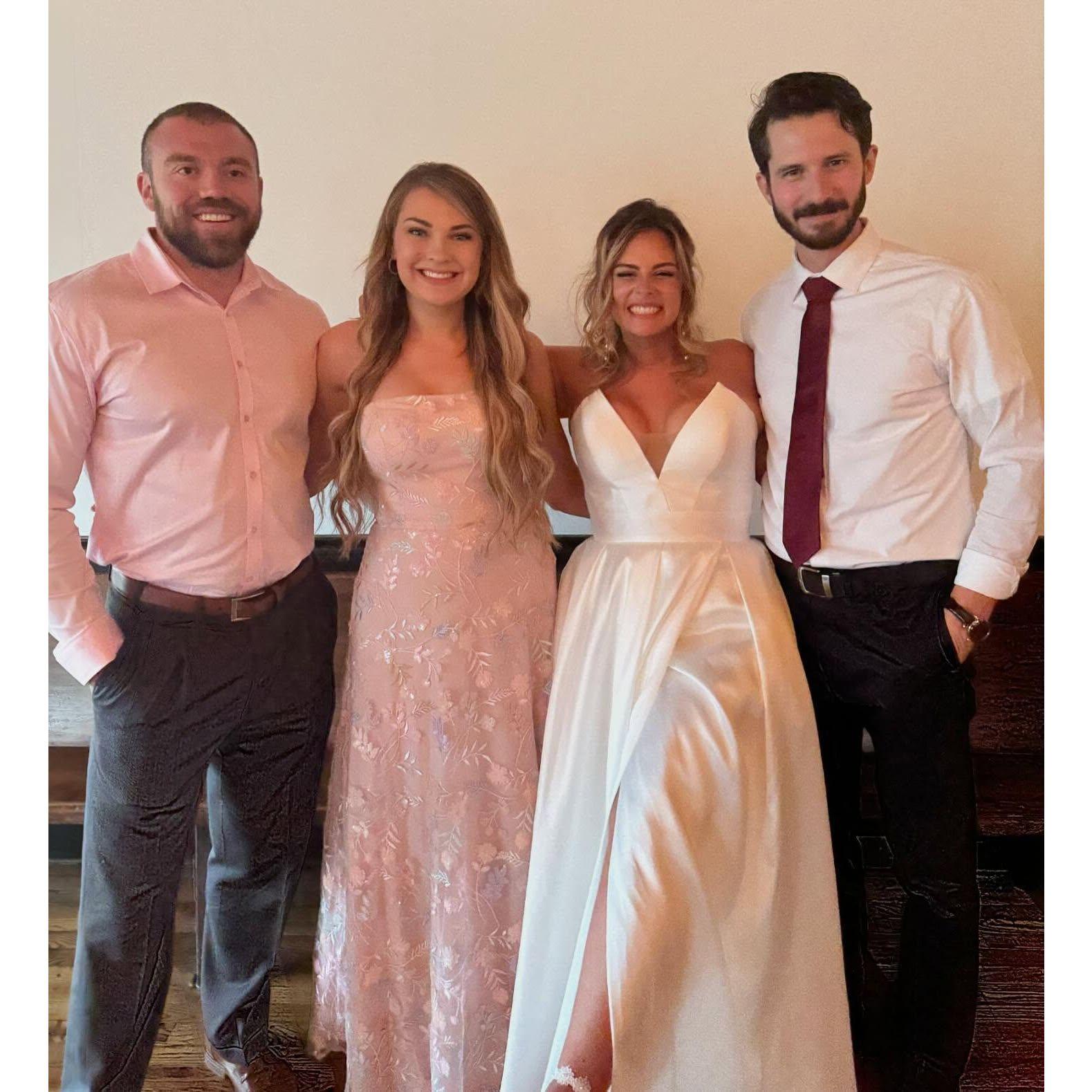 Enjoying Anna's childhood friends wedding in Portland, Oregon
