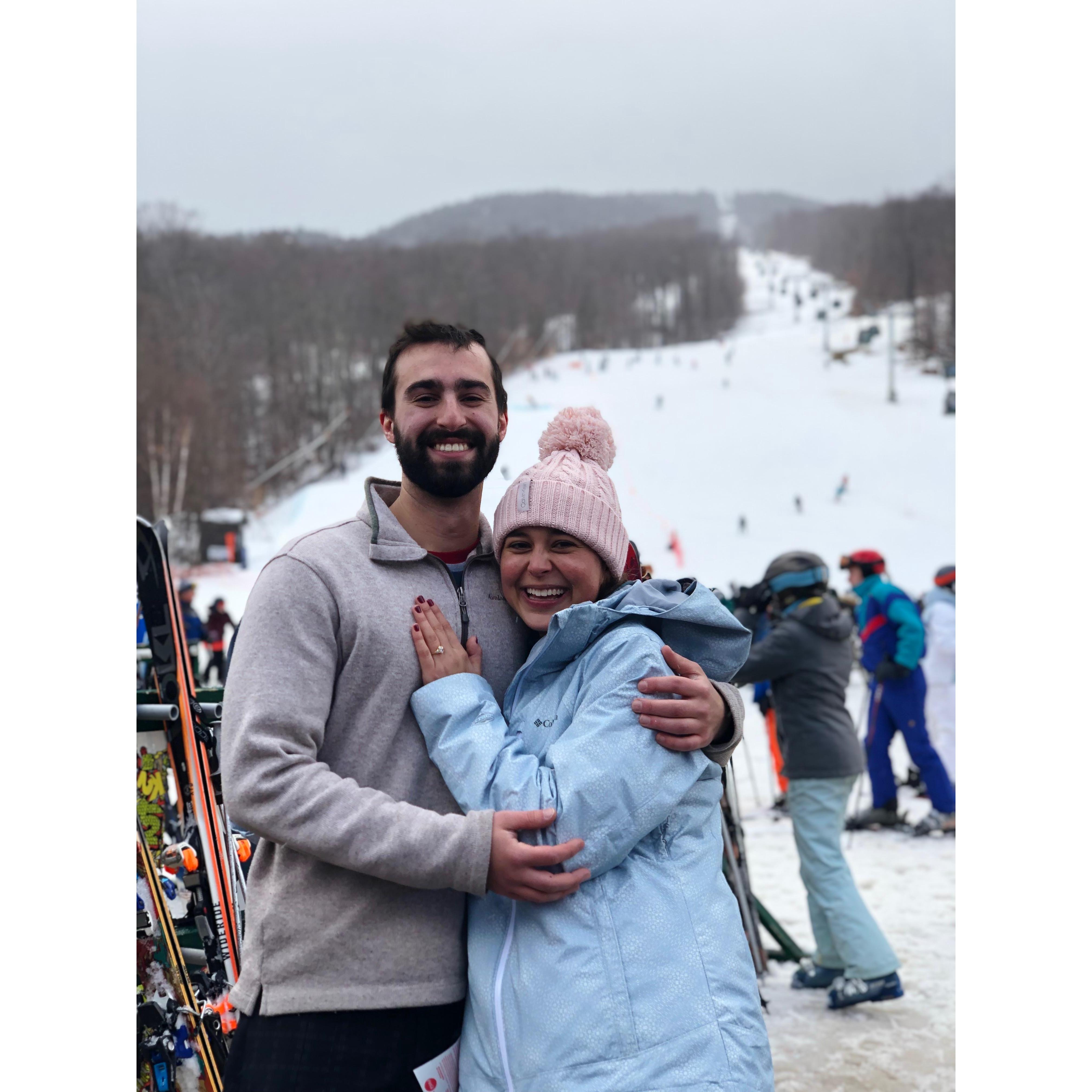 Gore Mountain, NY, 2018 - Engagement weekend!