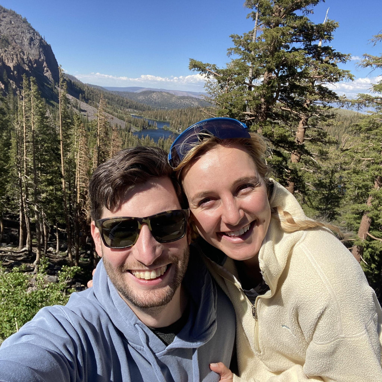 Matt's first time seeing Twin Lakes... where we are now getting MARRIED!